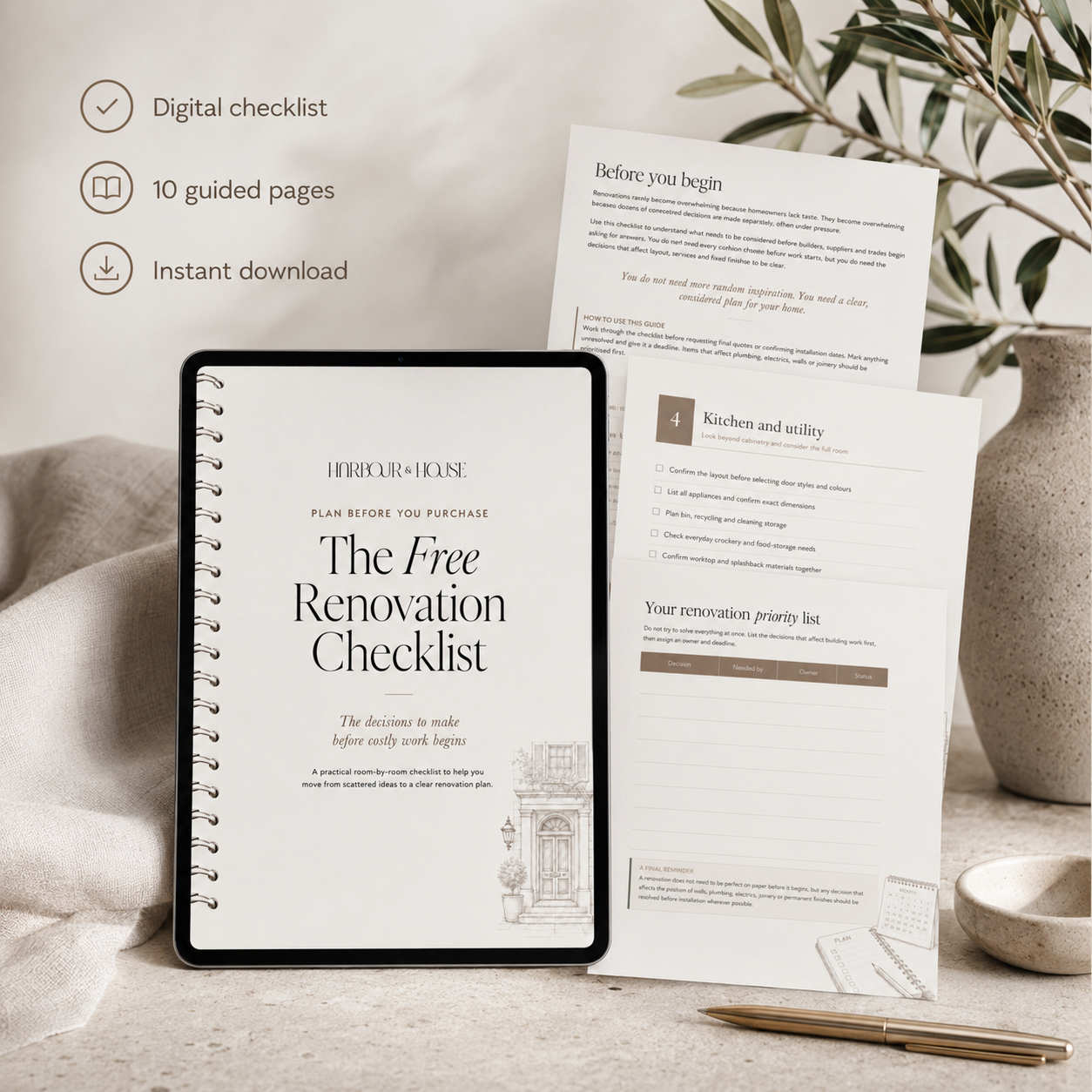 The Renovation Planning Checklist